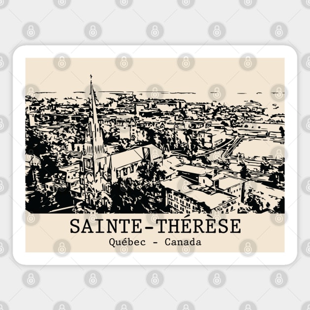 Sainte-Thérèse - Québec Magnet by Lakeric